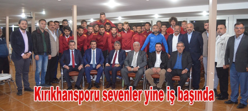 KIRIKHAN SPOR’DA BİRLİK BERABERLİK TOPLANTISI YAPILDI