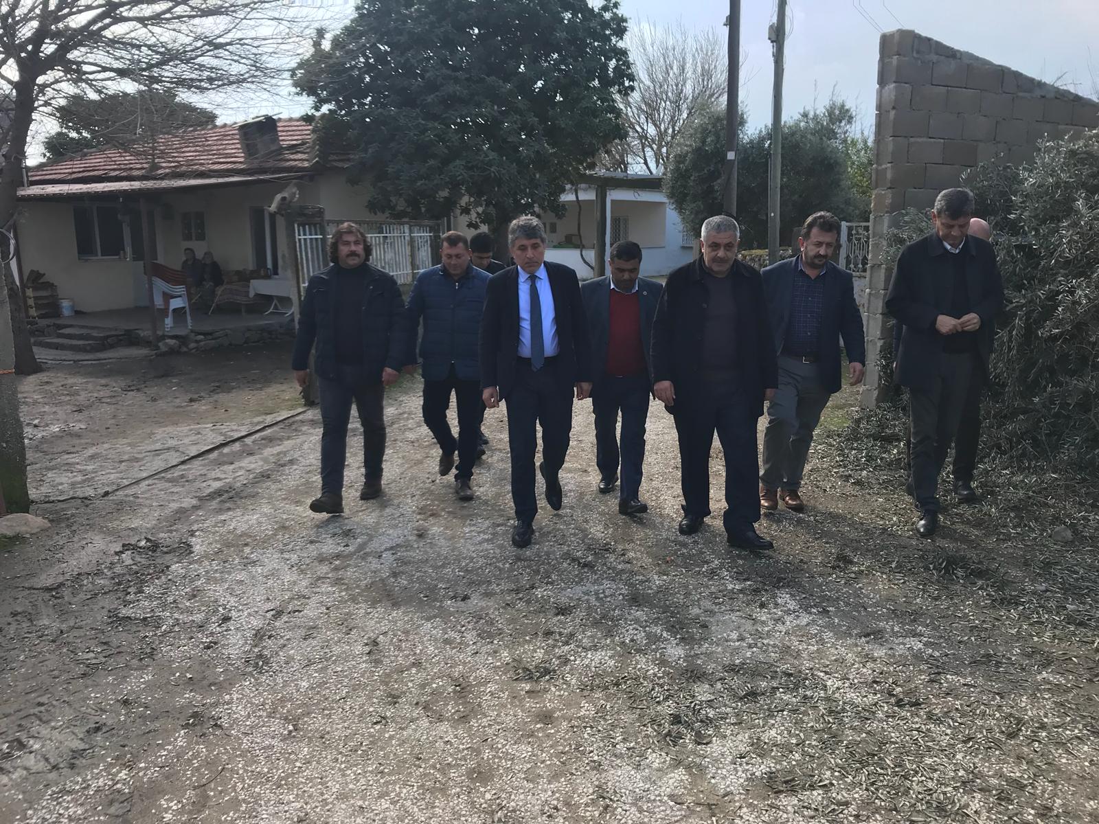 AYHAN YAVUZ, KODALLI MAHALLESİNDE YAPIMINA BAŞLANACAK OLAN KİLİT TAŞI ÇALIŞMALARI İÇİN İNCELEMELERDE BULUNDU