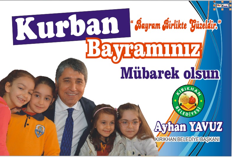 BAŞKAN YAVUZ “KURBAN BAYRAMIMIZ MÜBAREK OLSUN”