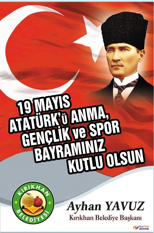 BAŞKAN YAVUZ “ATATÜRK‘Ü ANMA, GENÇLİK VE SPOR BAYRAMIMIZ MİLLETİMİZE VE GENÇLERİMİZE KUTLU OLSUN”