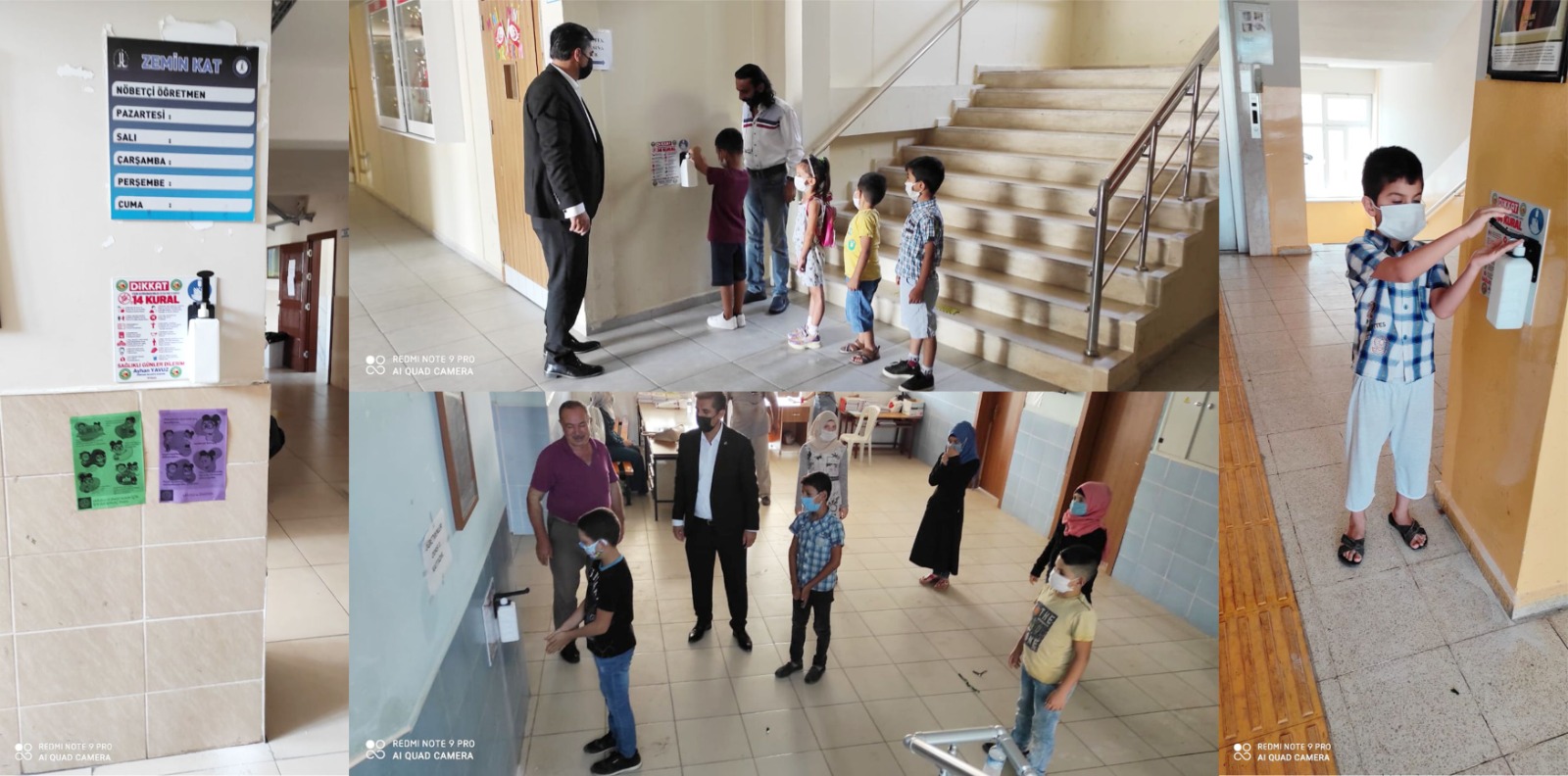 BAŞKAN YAVUZ BÜTÜN OKULLARA DEZENFEKTAN CİHAZI TAKTIRIYOR