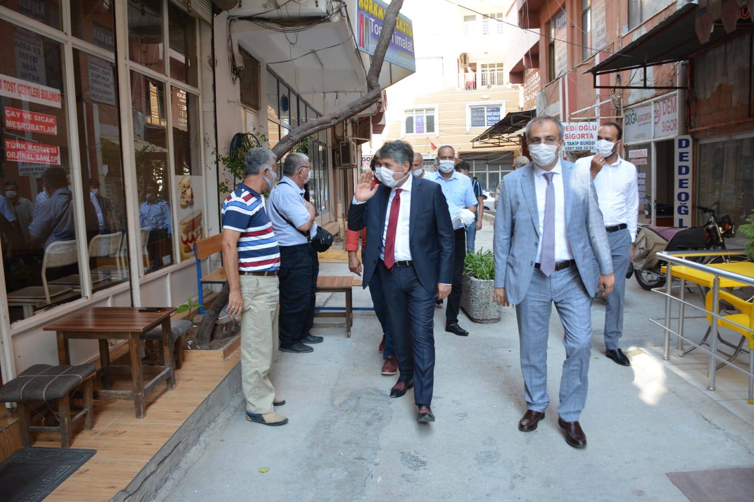 KAYMAKAM ARSLAN VE BAŞKAN YAVUZ DENETİM ÇALIŞMALARINA DEVAM EDİYOR