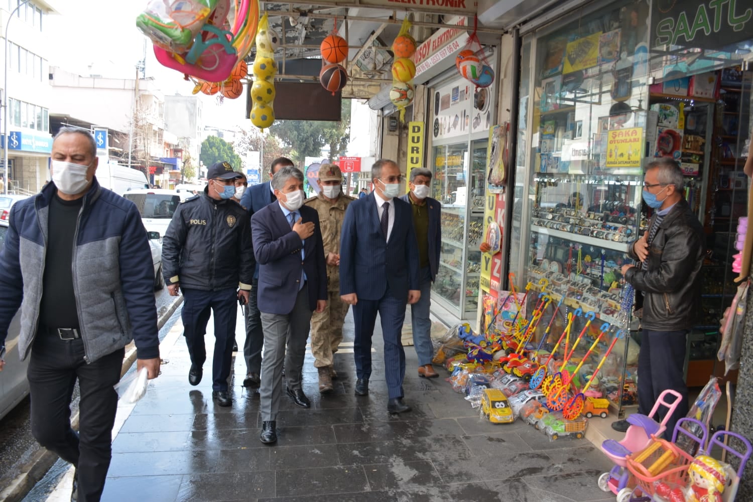 KAYMAKAM ARSLAN VE BAŞKAN YAVUZ DENETİM ÇALIŞMALARI YAPTI