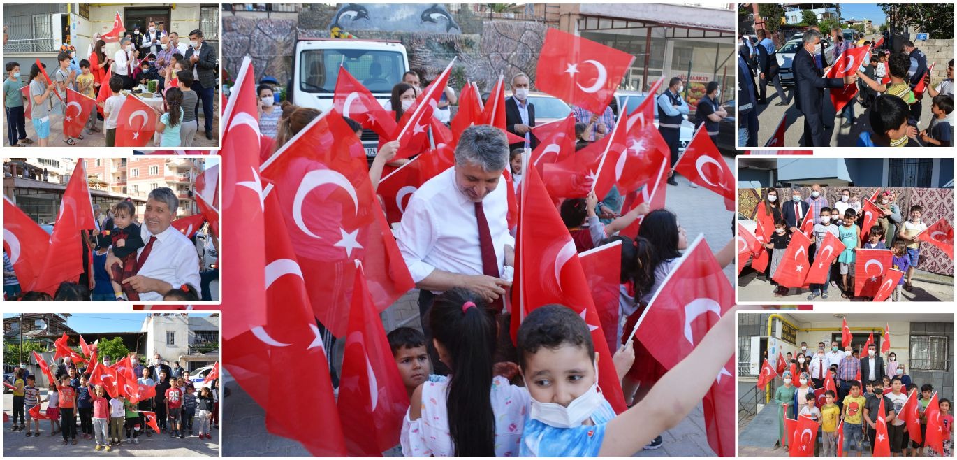 BAŞKAN YAVUZ 23 NİSAN BAYRAMINI ÇOCUKLARLA BİRLİKTE KUTLADI