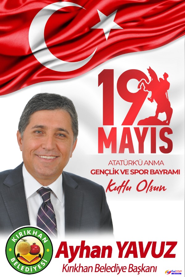 BAŞKAN YAVUZ “ATATÜRK‘Ü ANMA, GENÇLİK VE SPOR BAYRAMIMIZ MİLLETİMİZE VE GENÇLERİMİZE KUTLU OLSUN”