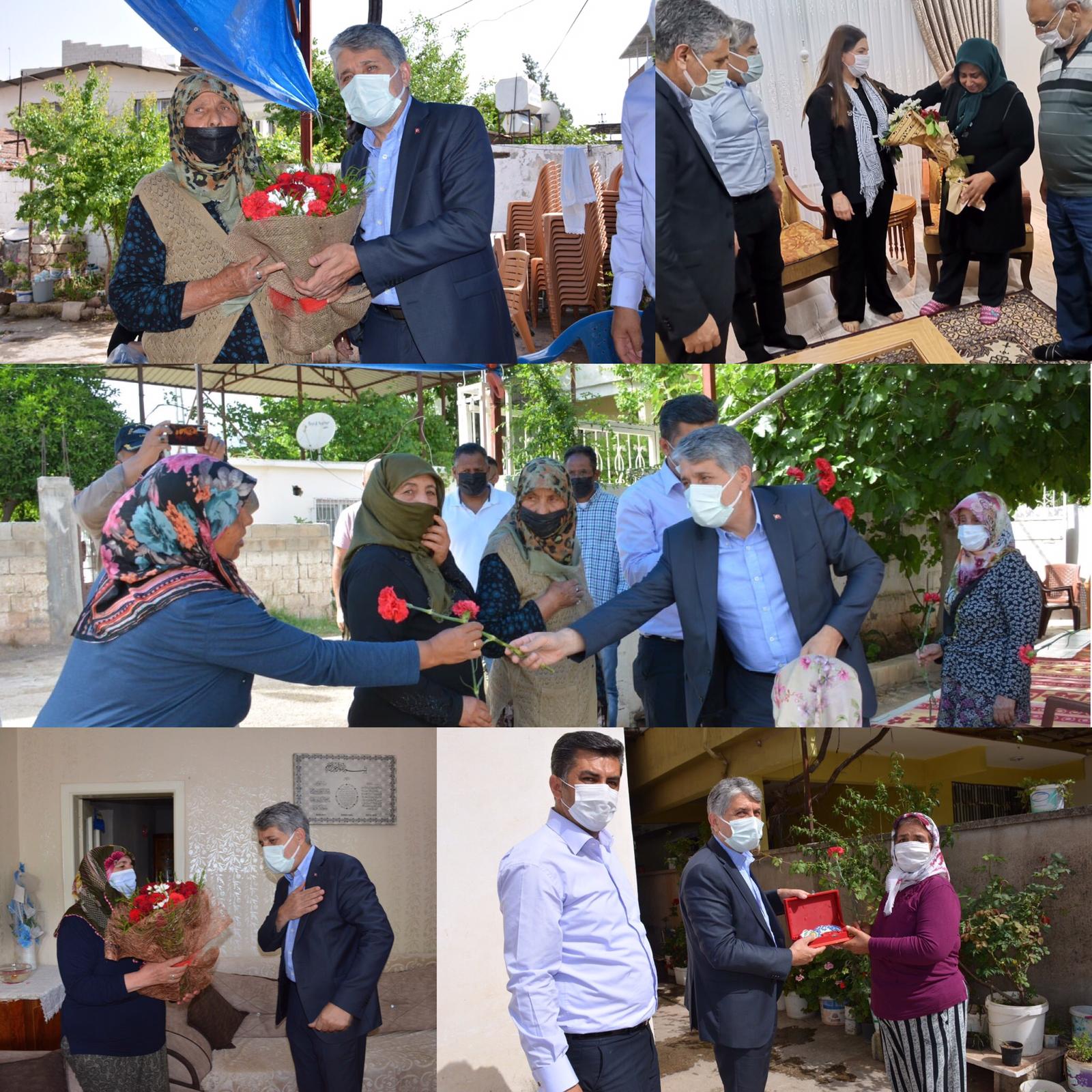 YAYMAN, YAVUZ VE ÇELİK ANNELER GÜNÜNDE ŞEHİT ANNELERİNİ YALNIZ BIRAKMADI