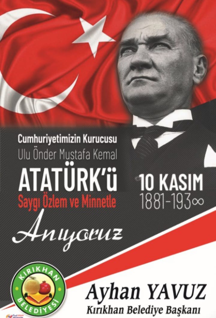 Başkan Yavuz; “Atamızı Rahmet, Saygı Ve Özlemle Anıyoruz”