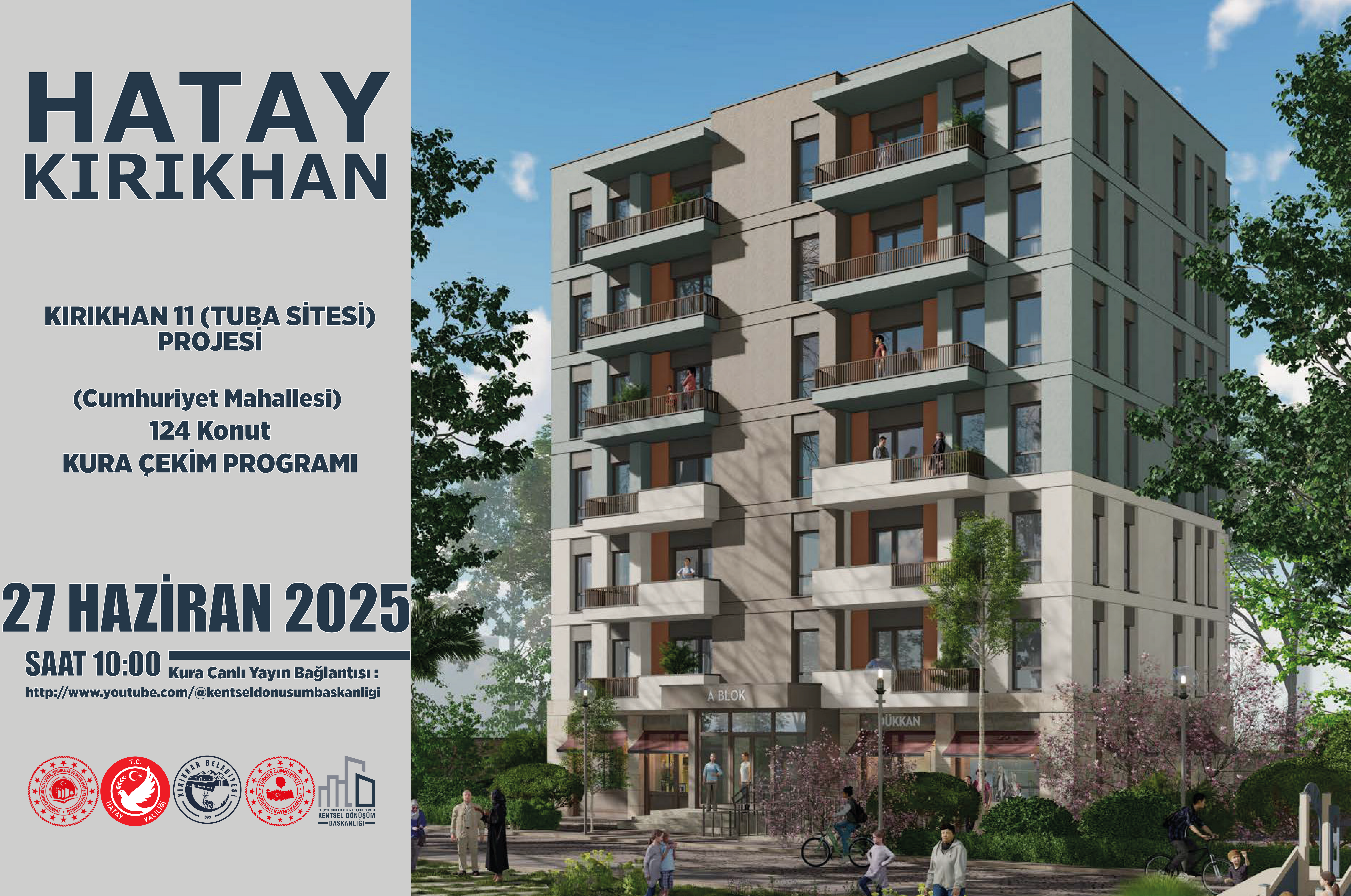 KIRIKHAN 11 (TUBA SİTESİ) KONUT PROJESİNDE KURASI